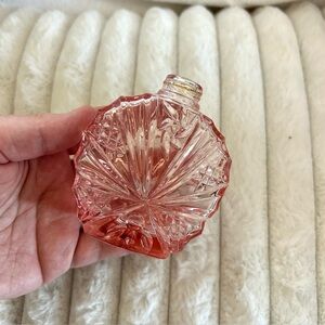 Glass Pink Vase Bottle